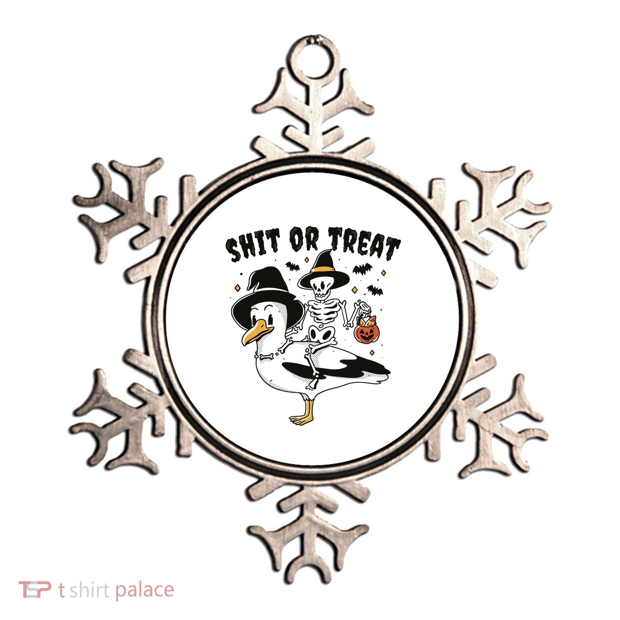 Shit Or Treat Funny Halloween Ornament