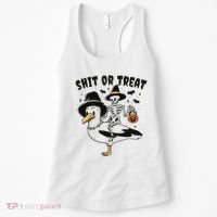 Shit Or Treat Funny Halloween Women's Tank Top thumb 0