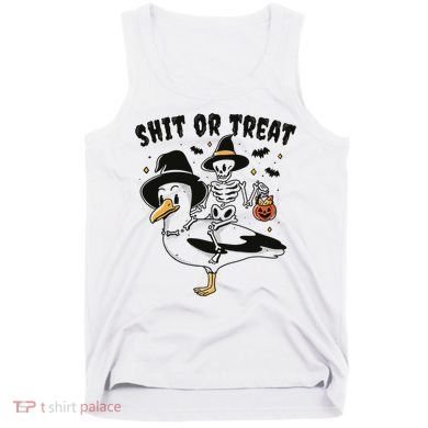 Shit Or Treat Funny Halloween Tank Top