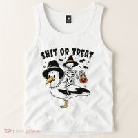 Shit Or Treat Funny Halloween Tank Top thumb 2