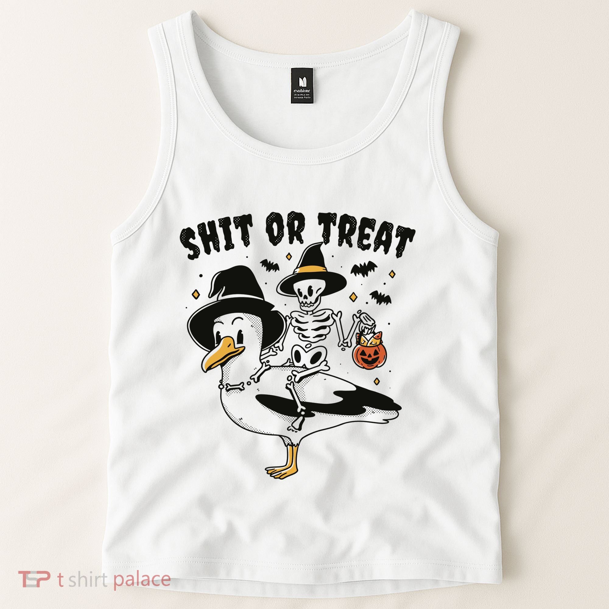 Shit Or Treat Funny Halloween Tank Top