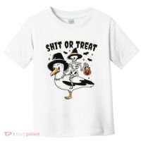 Shit Or Treat Funny Halloween Toddler T-Shirt thumb 0