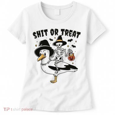 Shit Or Treat Funny Halloween Women's T-Shirt