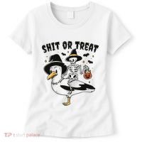 Shit Or Treat Funny Halloween Women's T-Shirt thumb 0