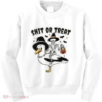 Shit Or Treat Funny Halloween Kids Sweatshirt thumb 0