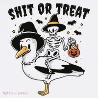 Shit Or Treat Funny Halloween Kids Sweatshirt thumb 2