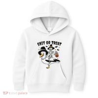 Shit Or Treat Funny Halloween Kids Hoodie thumb 0