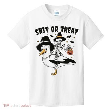 Shit Or Treat Funny Halloween Kids T-Shirt