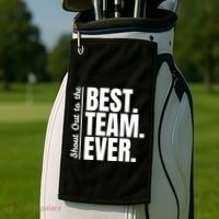 Shout Out To Best Team Ever Employee Appreciation Team Golf Towel thumb 2