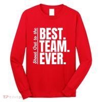 Shout Out To Best Team Ever Employee Appreciation Team Long Sleeve Shirt thumb 0