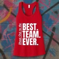 Shout Out To Best Team Ever Employee Appreciation Team Women's Tank Top thumb 3