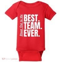 Shout Out To Best Team Ever Employee Appreciation Team Baby Bodysuit thumb 0