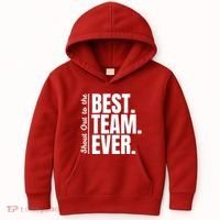 Shout Out To Best Team Ever Employee Appreciation Team Kids Hoodie thumb 0
