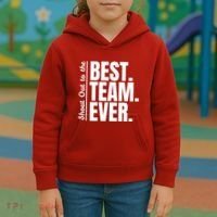 Shout Out To Best Team Ever Employee Appreciation Team Kids Hoodie thumb 3
