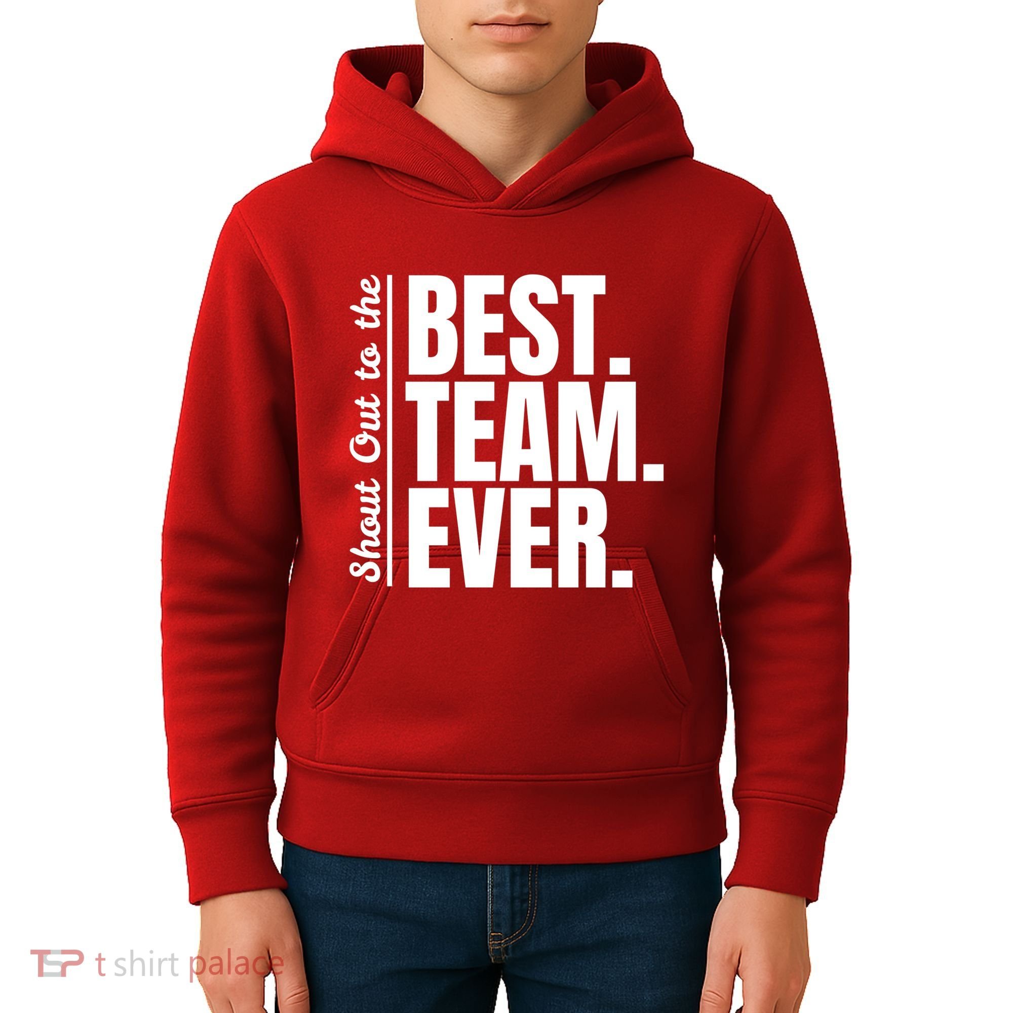 Shout Out To Best Team Ever Employee Appreciation Team Kids Hoodie