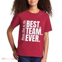 Shout Out To Best Team Ever Employee Appreciation Team Kids T-Shirt thumb 2