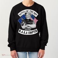 Sons Of Trump 2024 Biker Funny Women's Sweatshirt thumb 0