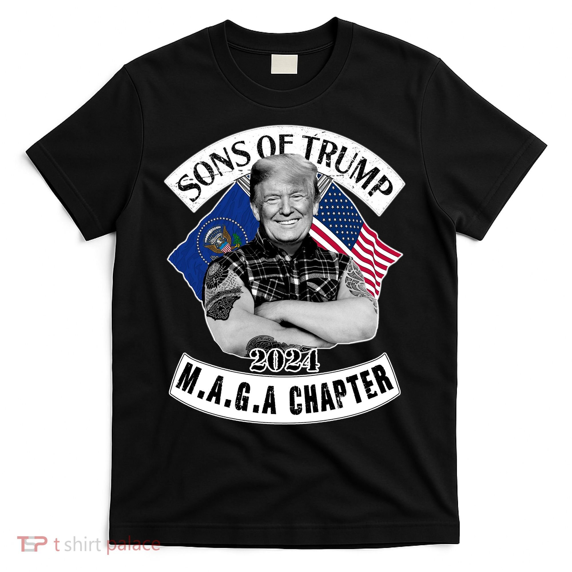Sons Of Trump 2024 Biker Funny T-Shirt