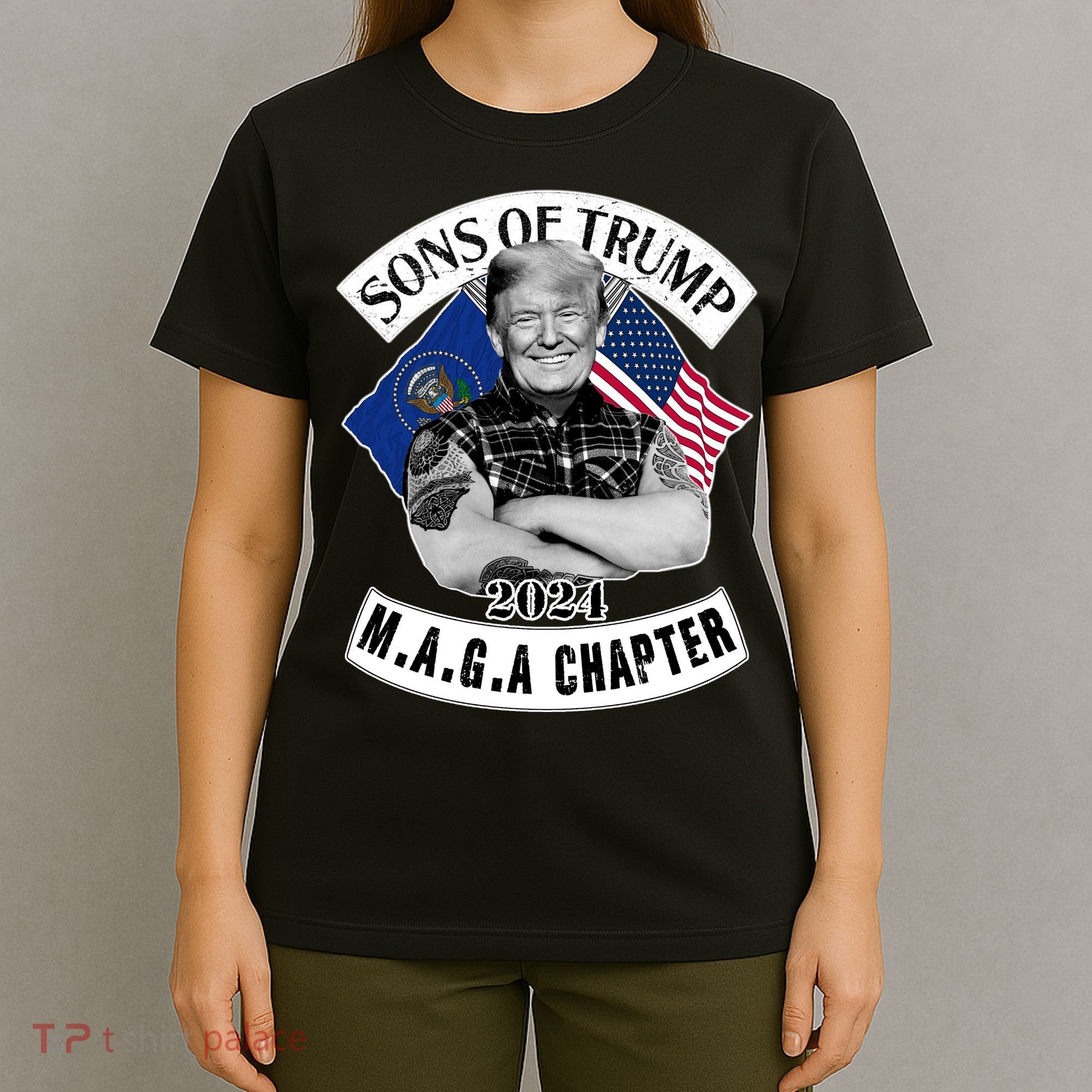 Sons Of Trump 2024 Biker Funny T-Shirt