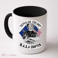 Sons Of Trump 2024 Biker Funny Coffee Mug thumb 0