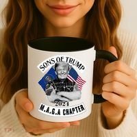 Sons Of Trump 2024 Biker Funny Coffee Mug thumb 3