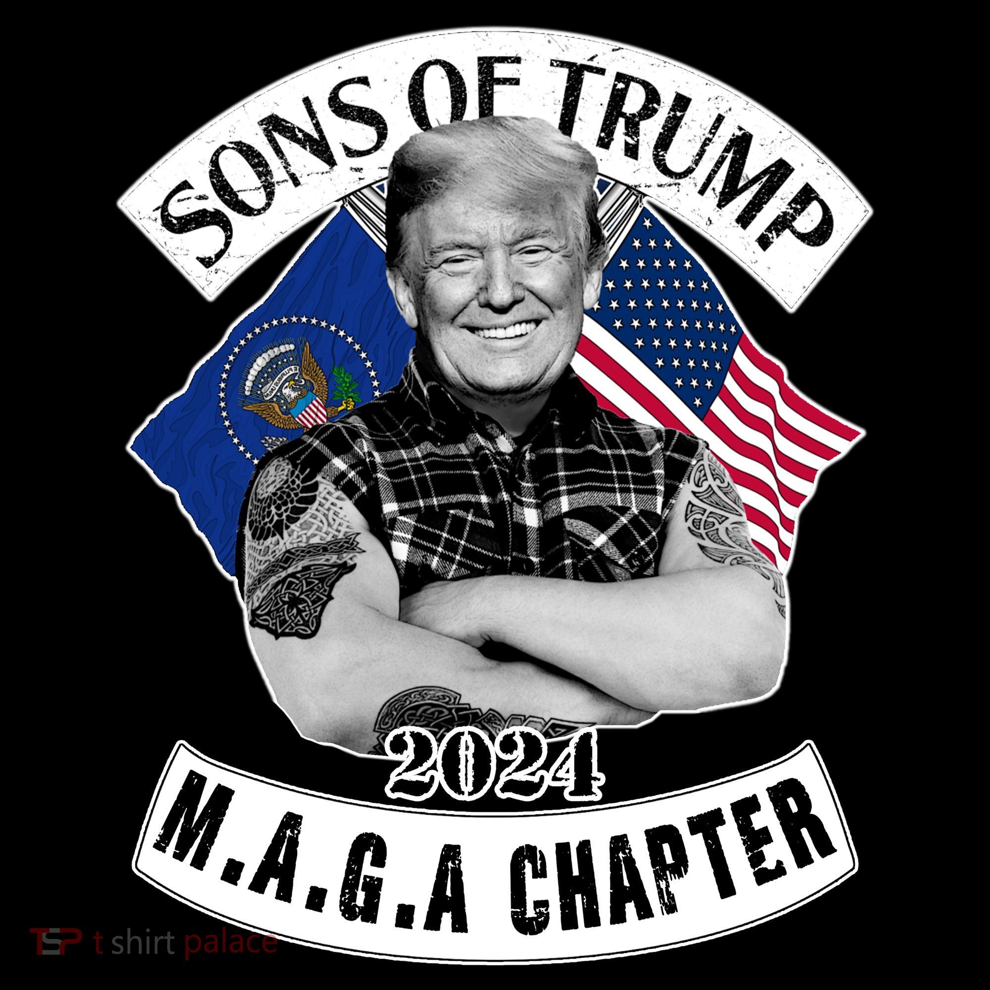 Sons Of Trump 2024 Biker Funny Coffee Mug
