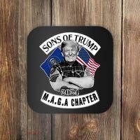 Sons Of Trump 2024 Biker Funny Coaster thumb 0