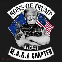 Sons Of Trump 2024 Biker Funny Women's Hoodie thumb 2