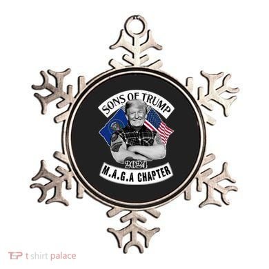Sons Of Trump 2024 Biker Funny Ornament