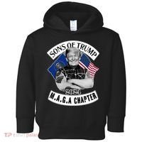 Sons Of Trump 2024 Biker Funny Toddler Hoodie thumb 0