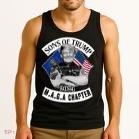 Sons Of Trump 2024 Biker Funny Tank Top thumb 3