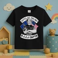 Sons Of Trump 2024 Biker Funny Toddler T-Shirt thumb 3
