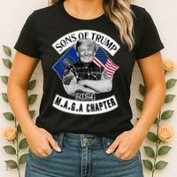 Sons Of Trump 2024 Biker Funny Women's T-Shirt thumb 2