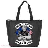 Sons Of Trump 2024 Biker Funny Tote Bag thumb 0