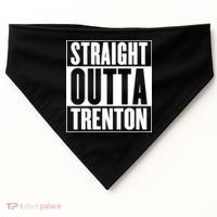 Straight Outta Trenton Gift Meaningful Gift USA-Made Doggie Bandana thumb 0