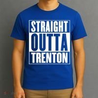Straight Outta Trenton Gift Meaningful Gift T-Shirt thumb 3