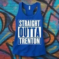 Straight Outta Trenton Gift Meaningful Gift Women's Tank Top thumb 3