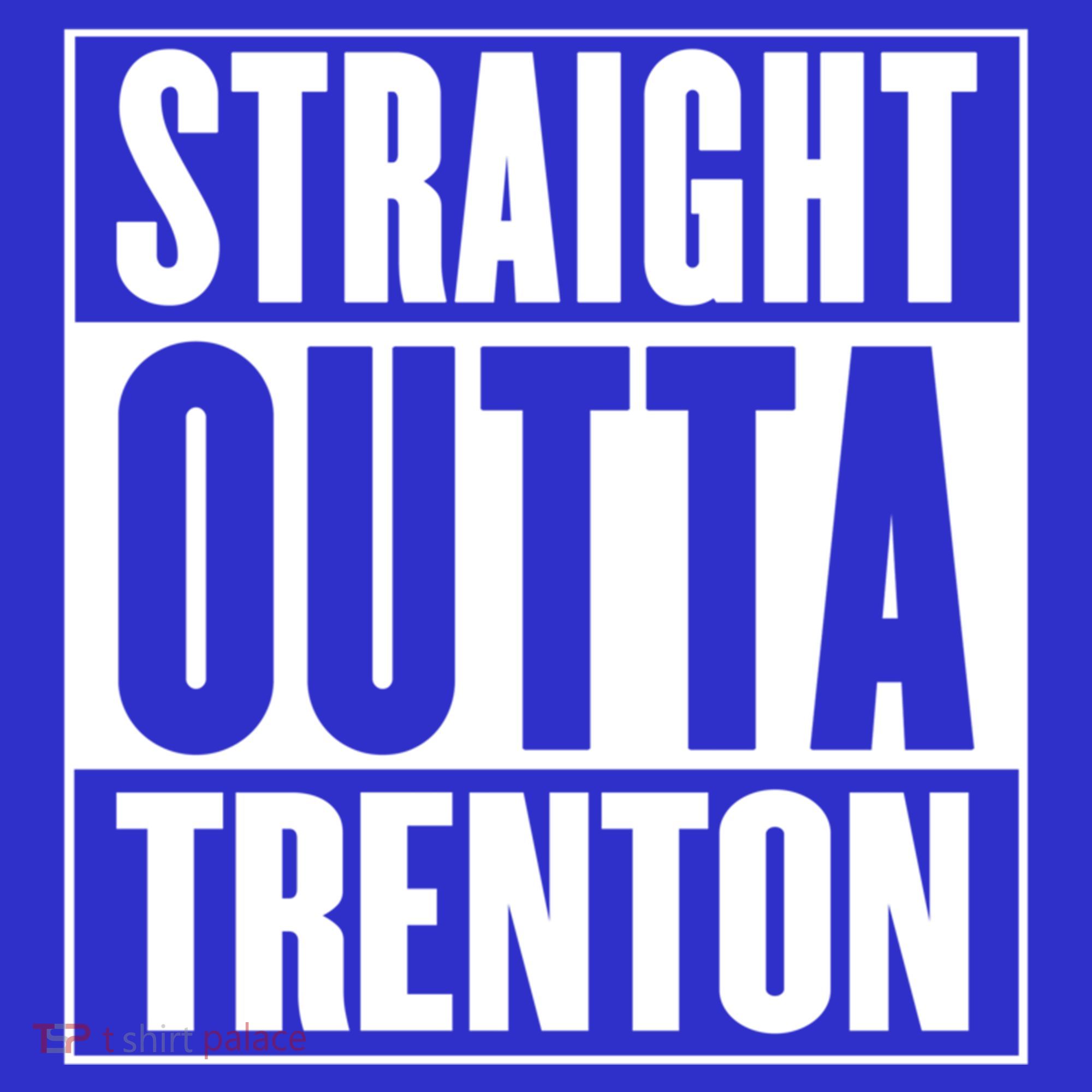 Straight Outta Trenton Gift Meaningful Gift Women's Tank Top