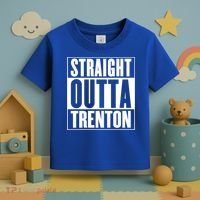 Straight Outta Trenton Gift Meaningful Gift Toddler T-Shirt thumb 3