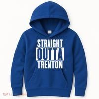 Straight Outta Trenton Gift Meaningful Gift Kids Hoodie thumb 0