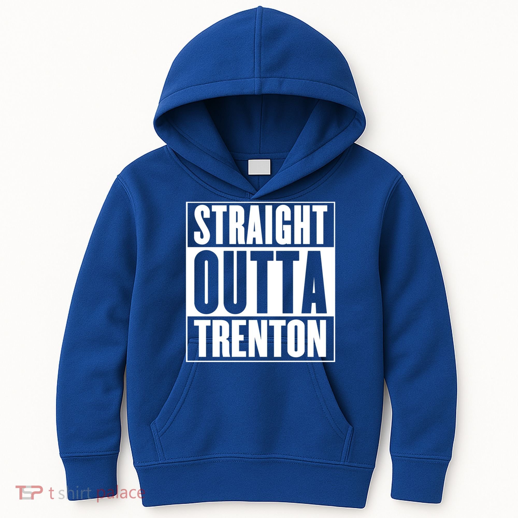 Straight Outta Trenton Gift Meaningful Gift Kids Hoodie