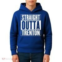 Straight Outta Trenton Gift Meaningful Gift Kids Hoodie thumb 4