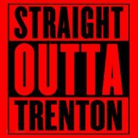 Straight Outta Trenton Gift Meaningful Gift Santa Hat thumb 1