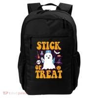 Stick Or Treat Halloween Nurse Ghost Backpack thumb 0