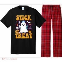 Stick Or Treat Halloween Nurse Ghost Pajama Set thumb 0