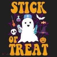 Stick Or Treat Halloween Nurse Ghost Tumbler thumb 3