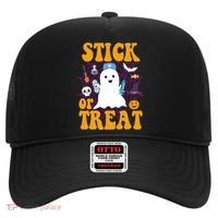 Stick Or Treat Halloween Nurse Ghost Hat thumb 0