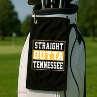 Straight Outta Tennessee Golf Towel thumb 2