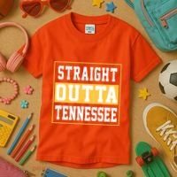 Straight Outta Tennessee Kids T-Shirt thumb 3