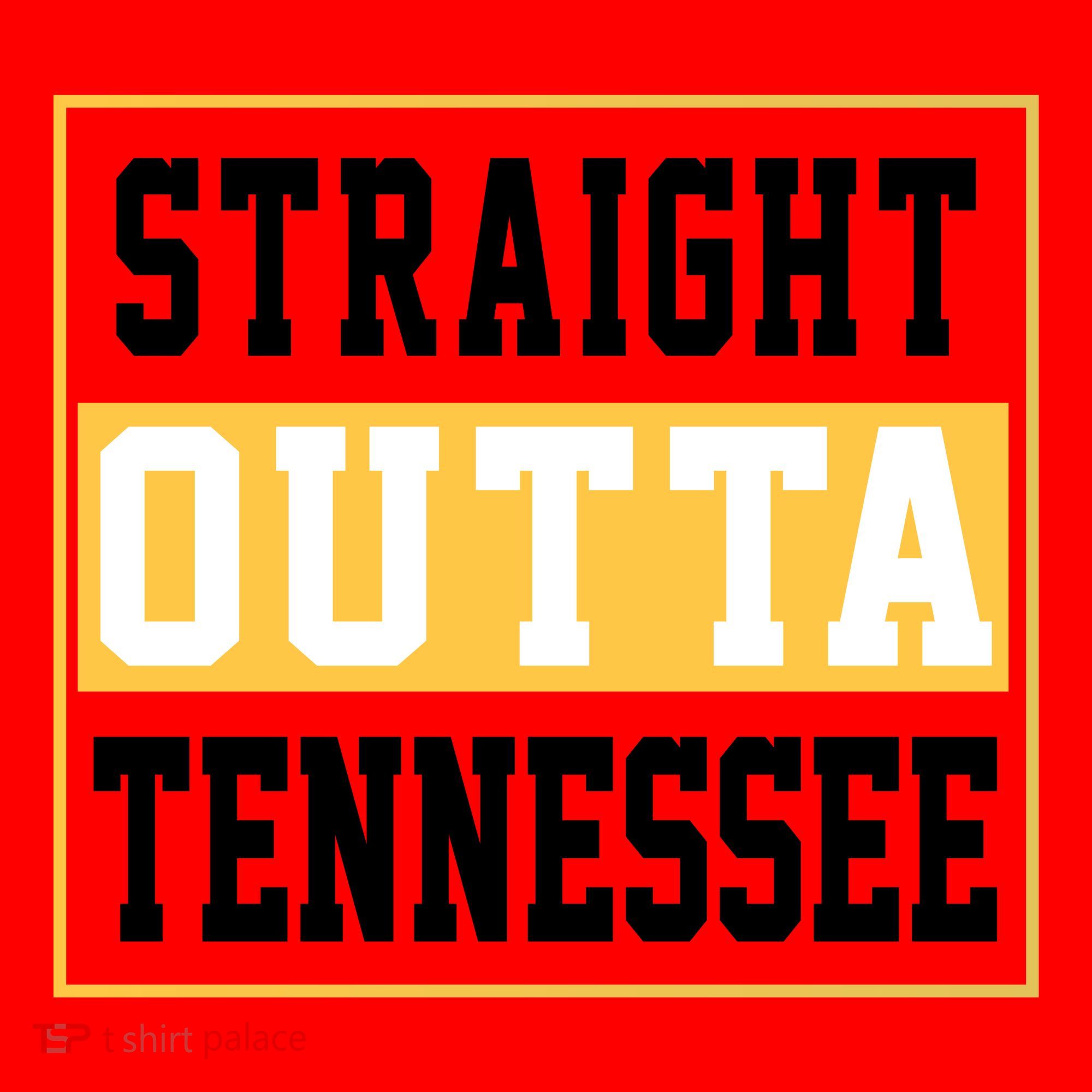 Straight Outta Tennessee Santa Hat